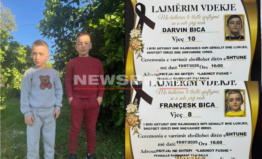 “Zemrat e mia, ma k*putët shpirtin”, Hapen dyert e mortit per dy vëllezërit e mb*tur në Shkumbin, familja ben reagimin e forte